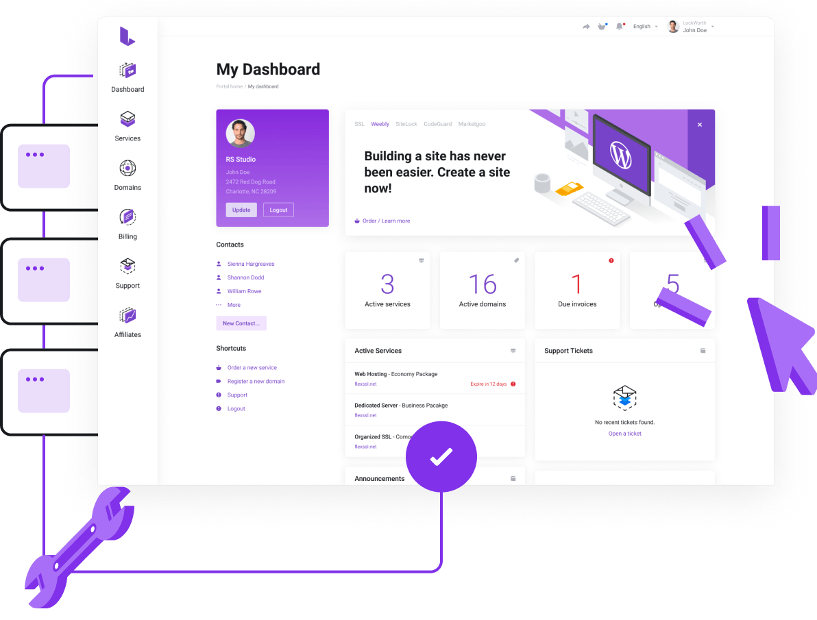 Fast, Secure & Malware-free Web Hosting Solutions - LeapDigiPk - Super-easy dashboard to manage all your services